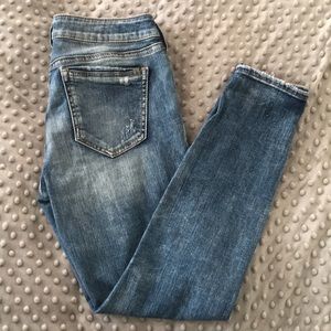 Silver Aiko Skinny Jeans.